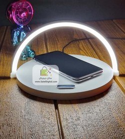 تصویر چراغ خواب و شارژر وایرلس چندکاره ایکس او مدل WX030 XO WX030 Wireless Charger