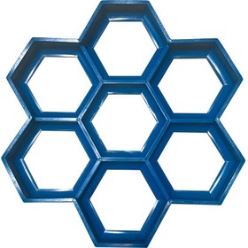 تصویر قالب سنگ فرش شش ضلعی (شابلون سنگ فرش) مدل a3 