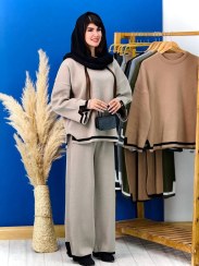 تصویر ست تونیک و شلوار بافت مانیا 