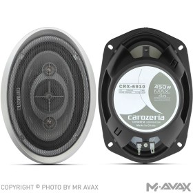 تصویر باند بیضی ۹*۶ کاروزریا (Carozeria) مدل CRX-6910 دو عددی Carozeria Car Speaker 6*9 Inch CRX-6910