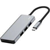 تصویر هاب 7 پورت USB-C جی سی پال مدل JCP6300 