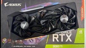 تصویر کارت گرافیک GIGA AORUS MASTER RTX 3060 Ti 8GB 