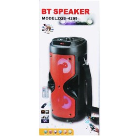 تصویر اسپیکر بلوتوثی رم و فلش خور ZQS4209 + ریموت کنترل BTSPEAKER ZQS4209 WIRELESS SPEAKER