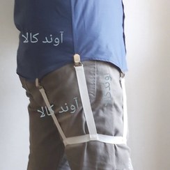 تصویر هولدر پیراهن نگهدارنده پیراهن هلدر لباس(یک جفت) رنگ سفید موجوده. 