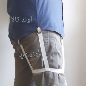 تصویر هولدر پیراهن رنگ سفید (یک جفت) 