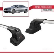 تصویر جعبه بار سقفی میله سقف پست متوسط ​​ACE 3 سازگار با BMW 5 SERIES G30 2018 2025 GREY 2 PIECES Dbc Online 