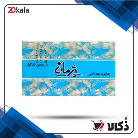 تصویر صابون حمام طرح گلنار پژمان مدل روغن نارگیل - بسته 6 عددی 