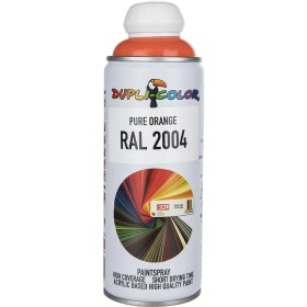 تصویر اسپری رنگ نارنجی دوپلی کالر مدل RAL 2004 حجم 400 میلی لیتر Dupli Color RAL 2004 Pure Orange Paint Spray 400ml