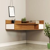 تصویر میز تحریر دیواری مناسب کنج دیوار مدل Ds-5 