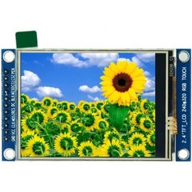 تصویر ماژول 2.4 اینچ با تاچ 2.4inch LCD display Module, 240x320 SPI- ILI9341 