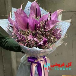 تصویر دسته گل آنتوریوم 131 