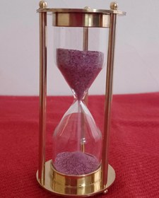 تصویر ساعت شنی برنجی 