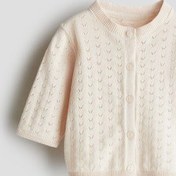 تصویر کت تک بافتنی نوزاد کرم اچ اند ام 1275668002 