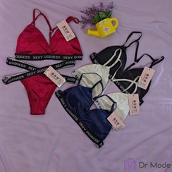 تصویر ست زنانه سوتین و شورت بندی کد 268 Women's bra and panties set code 268