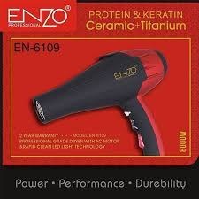 تصویر سشوار انزو پروفیشینال مدل EN-6109 - مشکی Enzo professional hair dryer model EN-6109