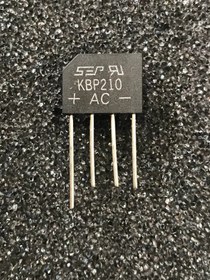 تصویر پل دیود 2A KBP210 شانه ای DIODE POL 2A SHANEI KBP 210