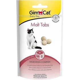 تصویر قرص آنتی هیربال گربه جیم کت GimCat Tabs AntiHairball وزن 40 گرم 