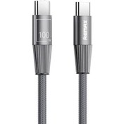 تصویر کابل شارژ دوسر تایپ سی 100 واتی ریمکس مدل Remax RC-C106 