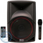 تصویر اسپیکر اکو همراه تکنو ساند مدل PTR4 12P با میکروفن Tchno Sound PTR4 12P 12inch Speaker With Microphone