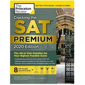 خرید و قیمت کتاب Cracking The SAT Premium 2020 Edition With 8 Practice ...