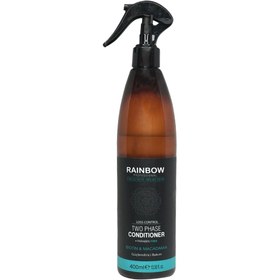 تصویر اسپری نرم‌کننده بیوتن و ماکادامیا رینبو (موهای فر و مجعد) Rainbow Two Phase Conditioner Biotin & Macadamia-400ml