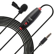تصویر میکروفون یقه ای باسیم لنزگو dm1 Lensgo DM1 Omnidirectional Lavalier Microphone