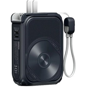 تصویر پاوربانک ریمکس مدل RPP116 ظرفیت ۱۰ هزار میلی آمپر ساعت وایرلس 