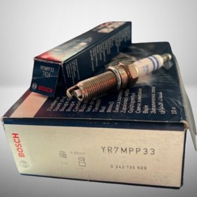 تصویر شمع خودرو بوش مدل YR7MPP33 7424 یورو 4 دوبل پلاتینیوم(اصلی) Bosch yr7mpp33 7424 Platinium Spark Plug