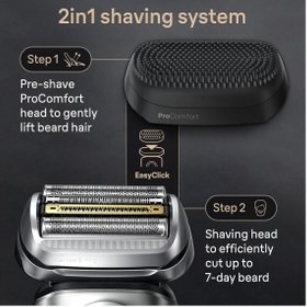 تصویر ماشین اصلاح صورت براون سری 9 مدل  Pro+ 9597cc Braun Series 9 Pro+  9597cc Electric shaver