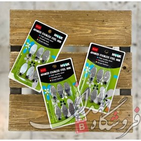 تصویر آویز چسبی فلزی 6 عددی نرگس (چسبک) 