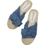 تصویر صندل زنانه اسمارا مدل حصیری پاپیونی کد sh461 