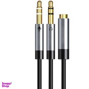 تصویر تبدیل 1 به 2 صدا جک 3.5 میلی متری فیلیپس مدل SWR طول 0.25 متر 