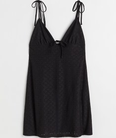 تصویر پیراهن رسمی زنانه سیاه اچ اند ام 1081262002 ا Nakış İşlemeli Elbise Nakış İşlemeli Elbise