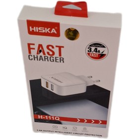 تصویر charger h111q hiska شارژر اندرويد 