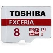 تصویر کارت حافظه microSDHC توشیبا مدل EXCERIA M301-EA کلاس ۱۰ استاندارد UHS-I U1 سرعت ۴۸MBps همراه با آداپتور SD ظرفیت ۸ گیگابایت 