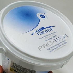 تصویر پودر دکلره کریتیو مدل پروتک (Protech) (500 گرم) ا Creative Protech Bleaching Powder-500 g Creative Protech Bleaching Powder-500 g