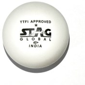 تصویر توپ یک ستاره استگ Stag Table Tennis Ball 1 Star