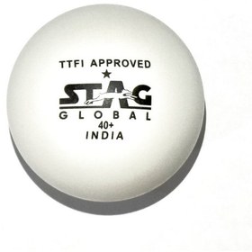 تصویر توپ یک ستاره استگ Stag Table Tennis Ball 1 Star