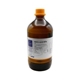 تصویر اسید نیتریک 65% Extra pure دکتر مجللی - 1 لیتری شیشه ا Nitric acid 65% Extra pure Nitric acid 65% Extra pure