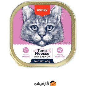 تصویر ووم ونپی مووس ماهی تن با ماهی سالمون Wanpy Tuna Mousse with Salmon