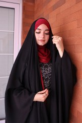 تصویر چادر عربی اصیل ساده کرپ مهاراجه ژاپن 