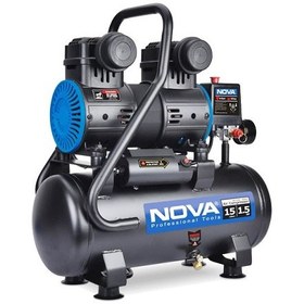 تصویر کمپرسور سایلنت 15 لیتری نووا مدل NTA-9115 ا Nova NTA-9115 Silent Air Compressor Nova NTA-9115 Silent Air Compressor