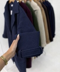 تصویر پالتو زنانه فوتر سرمه ای فری سایز 