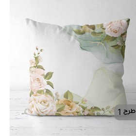 تصویر کوسن کد K313 گلدار