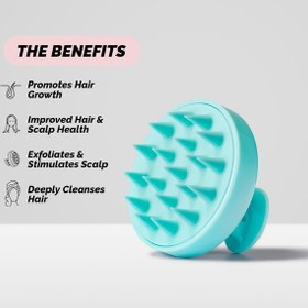 تصویر براش ماساژ و شستشوی سر هیربرست Hairburst اصل | تقویت رشد مو، پاکسازی کف سر 