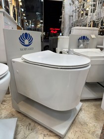 تصویر توالت فرنگی وال هنگ مروارید مدل گرتا 