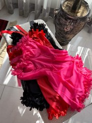 تصویر لباس خواب عروسکی تور نازک کاپ فنردار کوتاه زنانه Short Nightdress with Underwire Cups