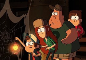 تصویر کارتون آبشار جاذبه Gravity Falls 