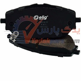 تصویر لنت جلو تویوتا CHR برند الیگ سرامیک ژاپن elig Brake Pads 04465F4020- TA68 Front TOYOTA CHR JAPAN & USA