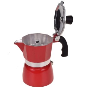 تصویر قهوه جوش روگازی ۲ کاپ کمر استیل ، موکاپات ، قهوه ساز دستی ، اسپرسوساز خانگی Coffee maker